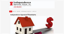 Desktop Screenshot of independenceappraisal.com